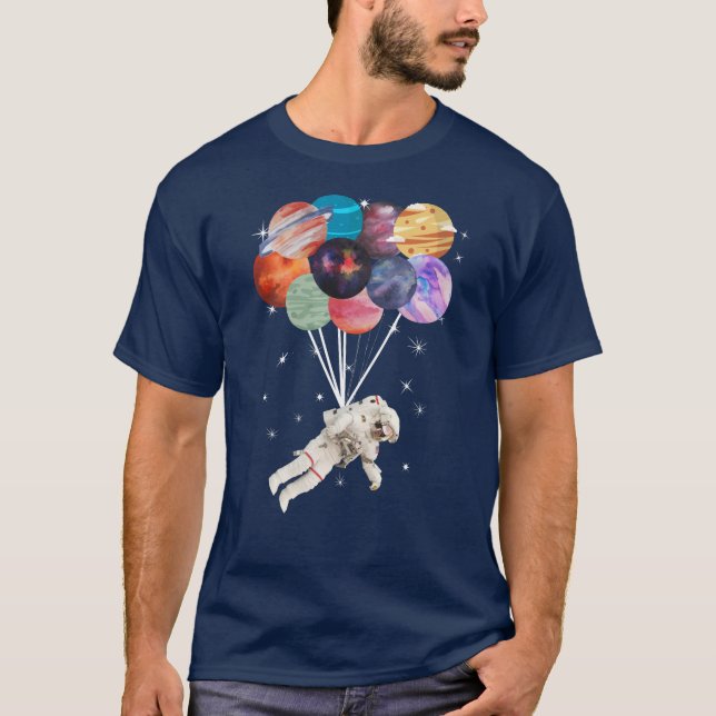 rymden resa t shirt (Framsida)