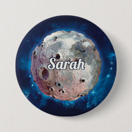 Rymden Rocket Planets Galaxy Guest Button Knapp