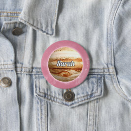 Rymden Rocket Planets Galaxy Guest Button Knapp