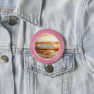 Rymden Rocket Planets Galaxy Guest Button Knapp