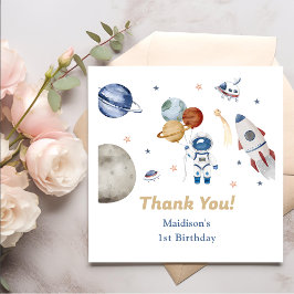 Rymden Rocket Planets Pappra Tallrikar Napkins Pappersservett