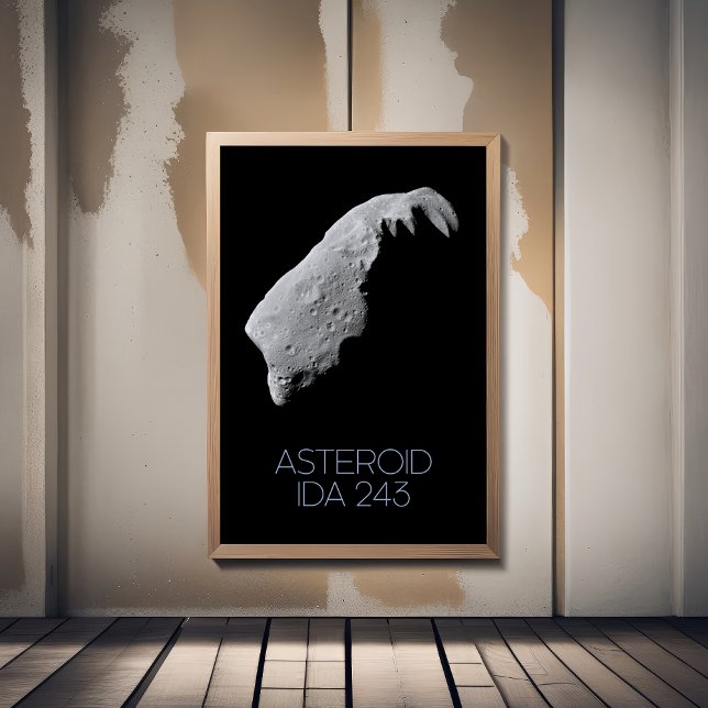 Rymden, Solar System, Asteroid Bälte, IDA 243 Fototryck (Skapare uppladdad)