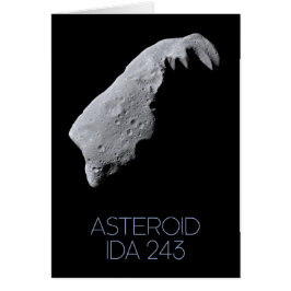 Rymden, Solar System, Asteroid Bälte, IDA 243 Hälsningskort