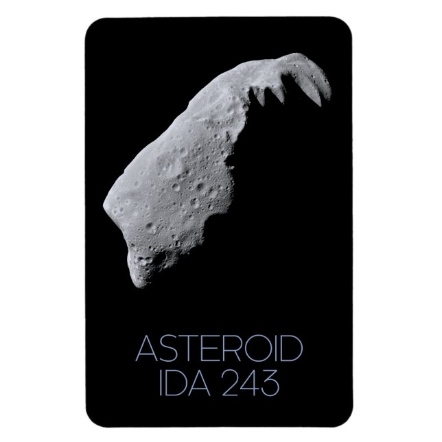 Rymden, Solar System, Asteroid Bälte, IDA 243 Magnet (Vertikal)