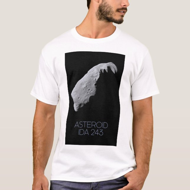 Rymden, Solar System, Asteroid Bälte, IDA 243 T Shirt (Framsida)