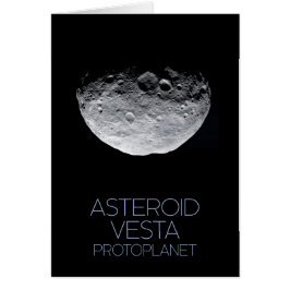 Rymden, Solar System, Asteroid Bälte, Vesta Hälsningskort