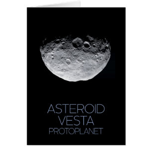 Rymden, Solar System, Asteroid Bälte, Vesta Hälsningskort