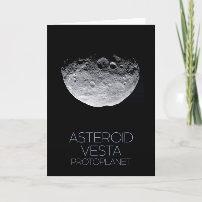 Rymden, Solar System, Asteroid Bälte, Vesta Kort (Framsida)