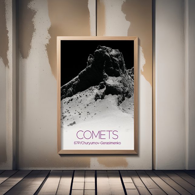 Rymden, Solar System, Cosmos, Comets, 67P Fototryck (Skapare uppladdad)