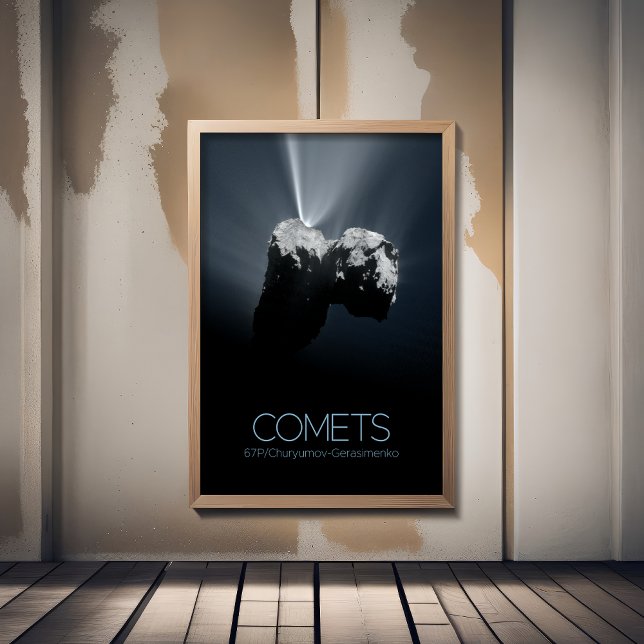 Rymden, Solar System, Cosmos, Comets, 67P Fototryck (Skapare uppladdad)