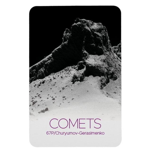 Rymden, Solar System, Cosmos, Comets, 67P Magnet (Vertikal)