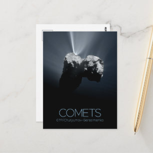 Rymden, Solar System, Cosmos, Comets, 67P Vykort