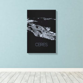 Rymden, Solar System, Dwarf Planet Ceres Canvastryck