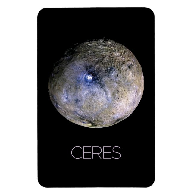 Rymden, Solar System, Dwarf Planet Ceres Magnet (Vertikal)