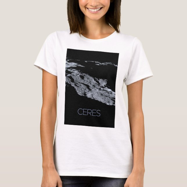 Rymden, Solar System, Dwarf Planet Ceres T Shirt (Framsida)