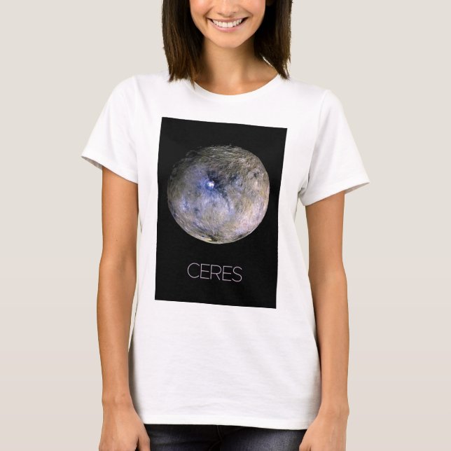 Rymden, Solar System, Dwarf Planet Ceres T Shirt (Framsida)