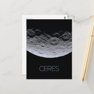 Rymden, Solar System, Dwarf Planet Ceres Vykort
