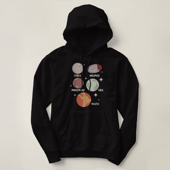Rymden Solar System Dwarf Planet För barn T Shirt (Design framsida)