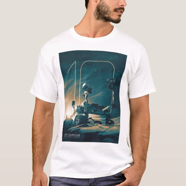Rymden, Solsystem, 10 år av kylighet T Shirt (Framsida)