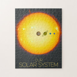 Rymden, solsystemet, Sol och planeter Pussel