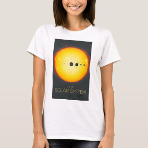 Rymden, solsystemet, Sol och planeter T Shirt