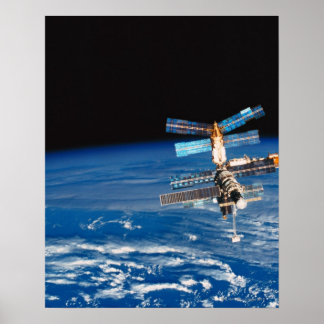 Rymden Station Orbitande jord 3 Poster