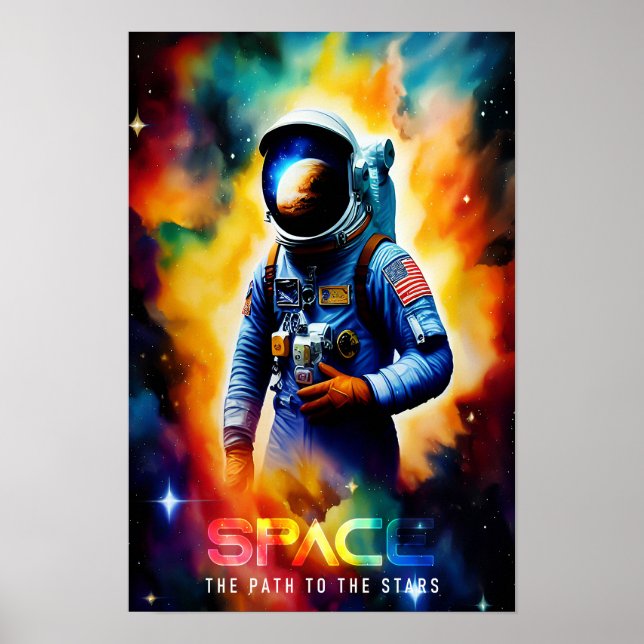 Rymden - Väg till stjärnor Poster (Framsidan)