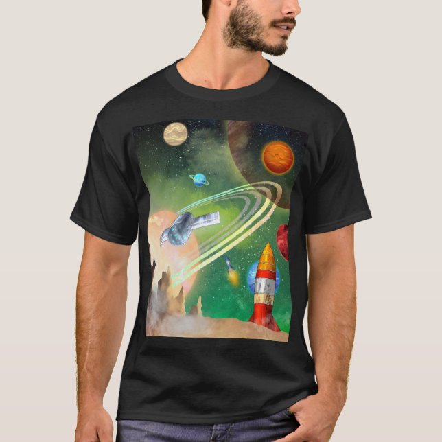 Rymden(version 3) t shirt (Framsida)