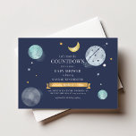 Rymden Watercolor Galaxy Baby Shower Anteckningskort<br><div class="desc">Bläddra till ett stellar firande med den här anpassningsbarna för barnduschning! De här inbjudningarna är perfekt för att välkomna din lilla framtida astronaut och innehåller anpassade och färg. Få redot att ge sig in i ett intergalaktiskt äventyr med denna unika och minnesvärda inbjudan!</div>