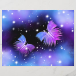 Rymdfantasi Butterflies Cosmic