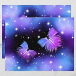 Rymdfantasi Butterflies Cosmic