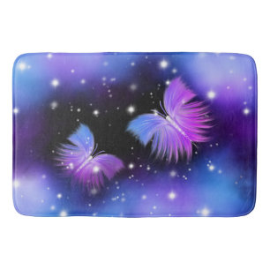 Rymdfantasi Butterflies Cosmic Badrumsmatta