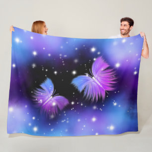 Rymdfantasi Butterflies Cosmic Fleecefilt