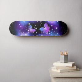 Rymdfantasi Butterflies Cosmic Mini Skateboard Bräda 18,5 Cm