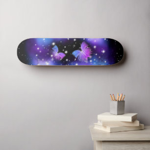 Rymdfantasi Butterflies Cosmic Mini Skateboard Bräda 18,5 Cm