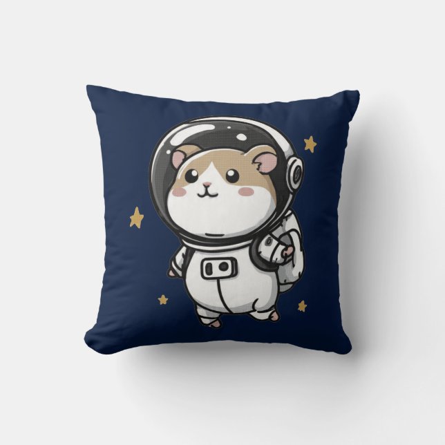 Rymdfarande Hamster Kudde (Framsida)