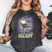 Rymdfarande Kosmisk Bibliotekarie som Läser i Gala