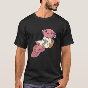 rymdfarare för axolotl, söt axolotl t shirt