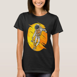 Rymdfarare Skateboard Skridsko Rymden Kosmos Rymdf T Shirt
