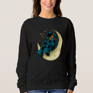 Rymdfarare som spelar fioler på månen kosmonauter t shirt