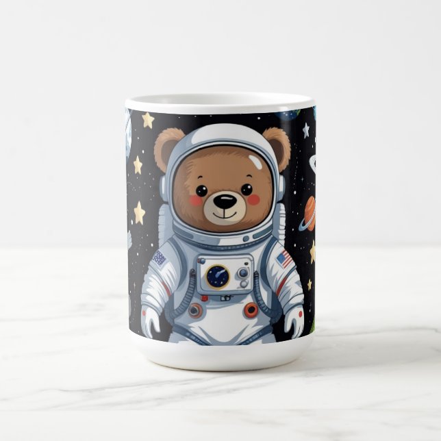 Rymdfarare Teddy Klipp Rymden Kaffemugg (Center)