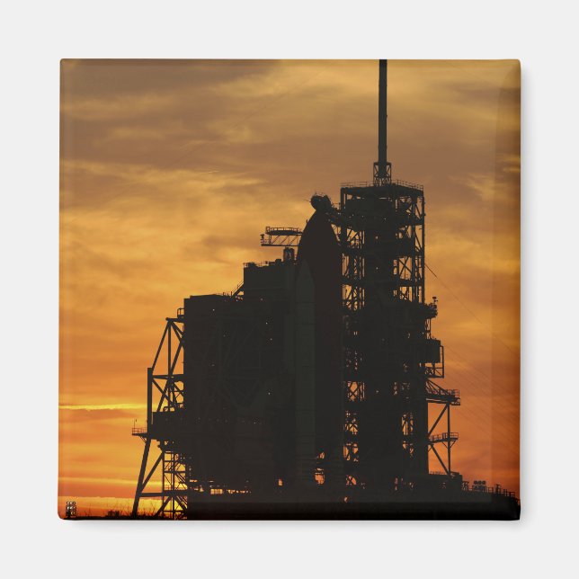 Rymdfärgsatlantis på startplattan magnet (Framsidan)