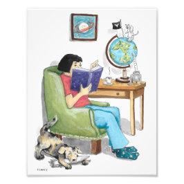 Rymdfärgsutskrift Fototryck