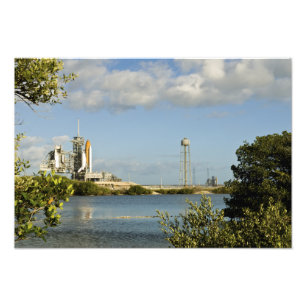 Rymdfärja Atlantis och strävan Fototryck