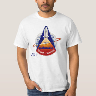 RYMDFÄRJA FÖR NASA STS-1 T-SHIRT