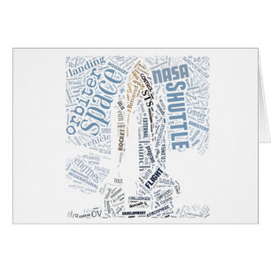 Rymdfärja i Tagxedo Hälsningskort