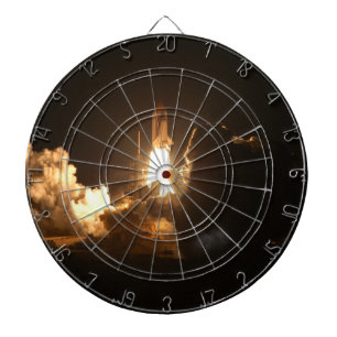 Rymdfärja Jorden Orbital farkost natt Canva Darttavla