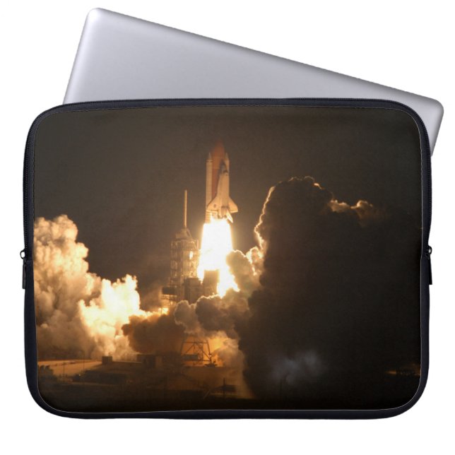 Rymdfärja Jorden Orbital farkost Natt Canva Laptop Fodral (Framsidan)