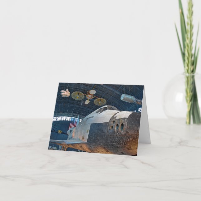 Rymdfärja Notecard Kort (Framsida)