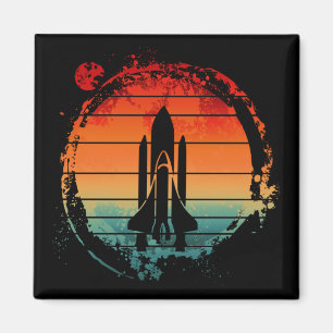 Rymdfärja VINTAGE Magnet